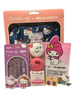 NWT The Crème Shop x Hello Kitty Beauty Bundle- 8 pieces